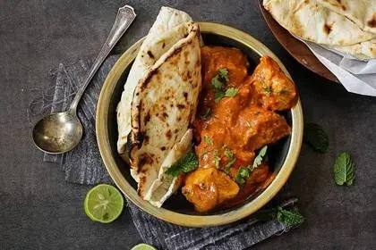 Butter chicken +Nan