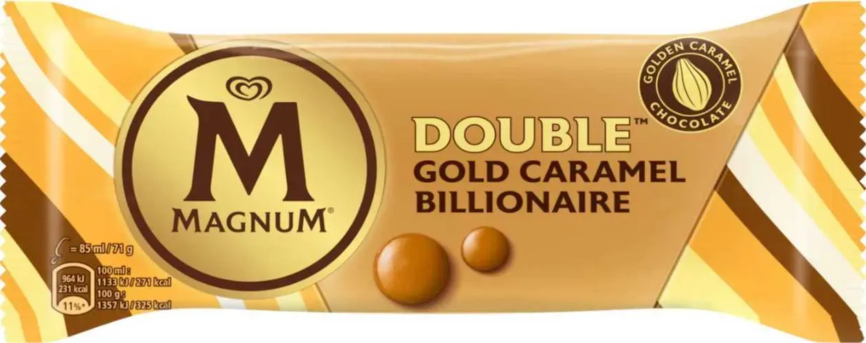 Magnum Double Caramel Gold Billionaire 85ml