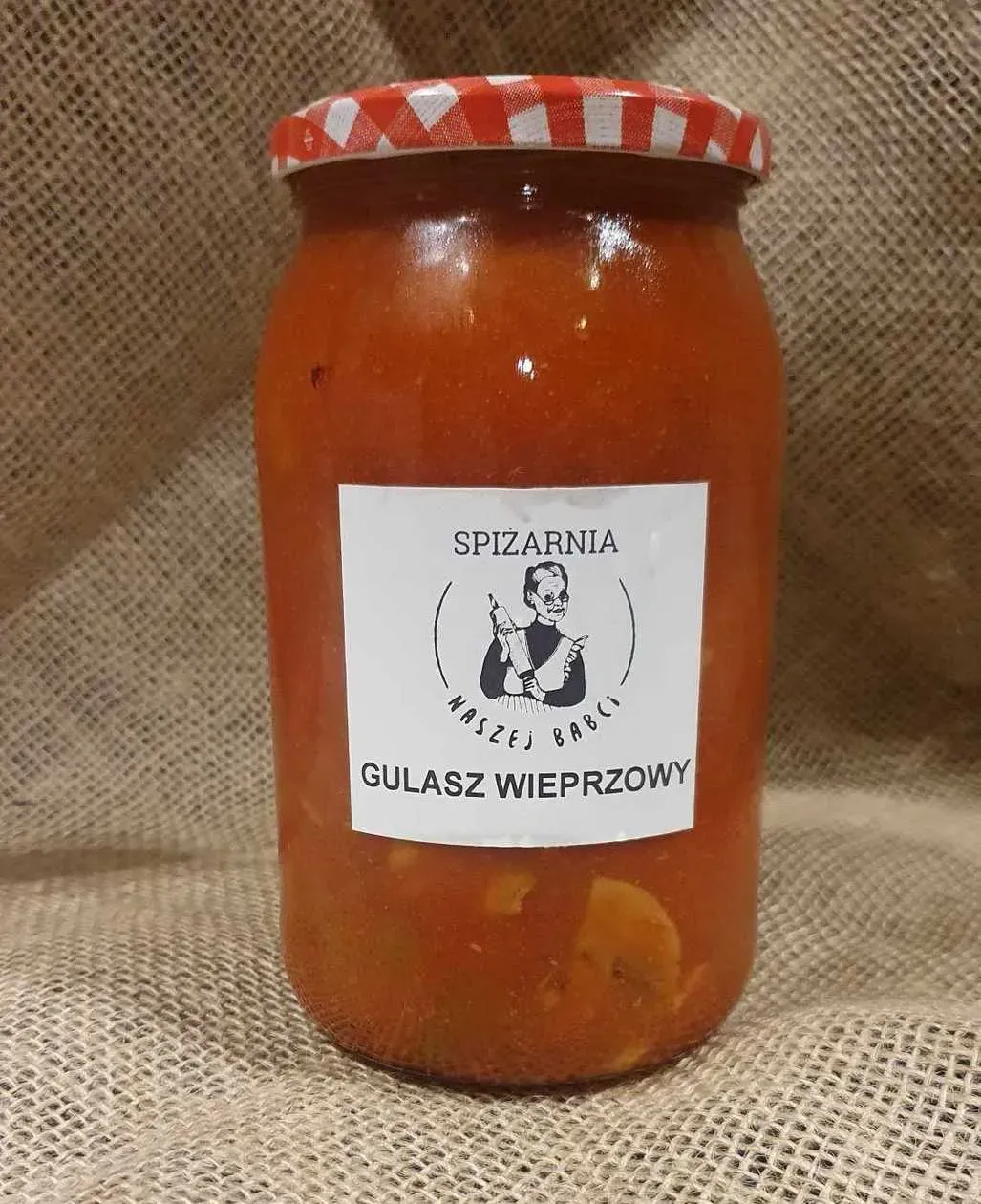 Gulasz Wieprzowy w Słoiku 900 ml