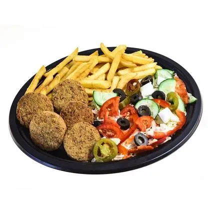 Dish with Falafel
