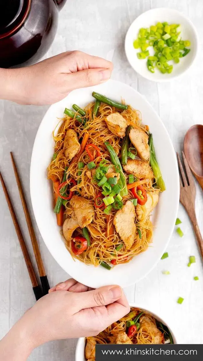 Chicken Lega Rice Noodles