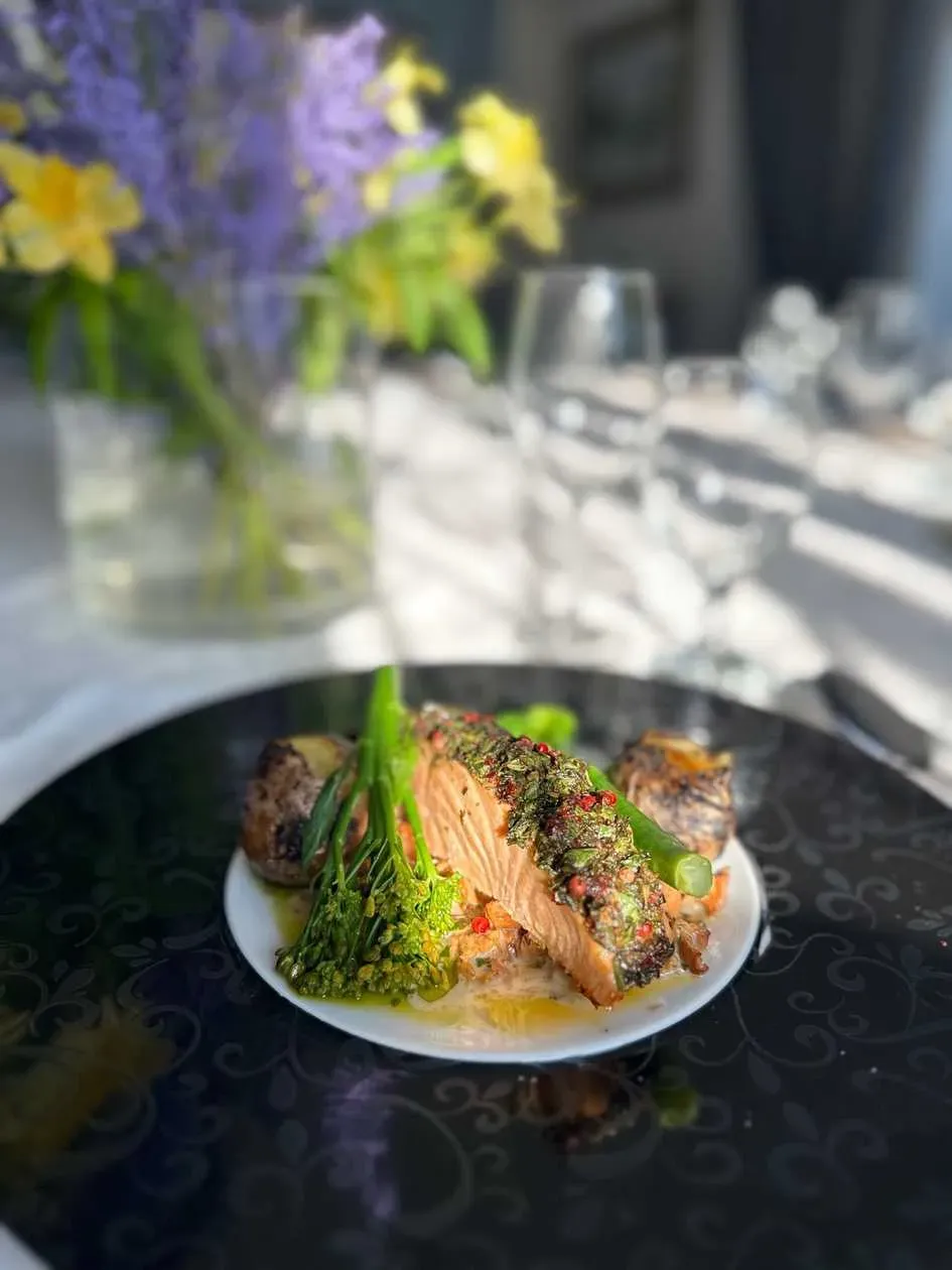 Salmon in Herbs