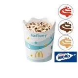McFlurry® o smaku waniliowym MilkyWay® z polewą do wyboru