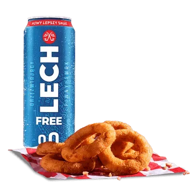 6x Onion Rings + Lech Free 0,0%