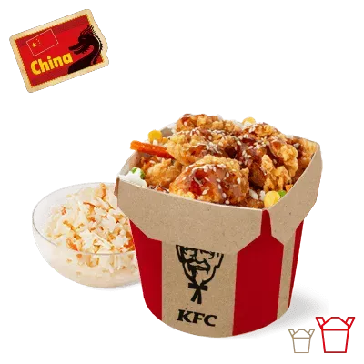 Zestaw Ryż i Bites Sweet Chilli Grande