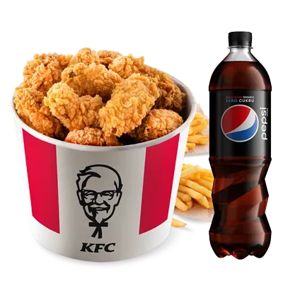 Kubełek 15 Hot Wings + Pepsi Max 0.85l