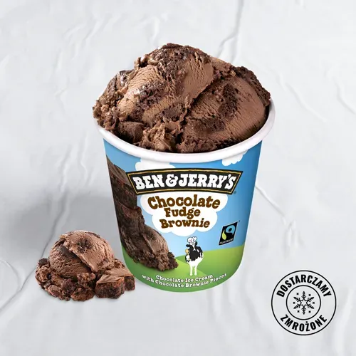 BEN&JERRY’S CHOCOLATE FUDGE BROWNIE 465ML