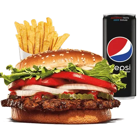 Plant-Based Whopper Zestaw