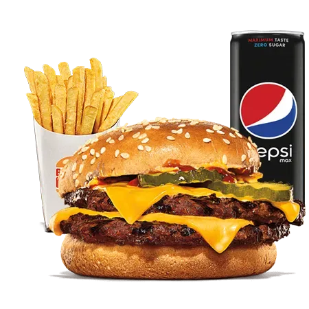 Double Cheeseburger Zestaw