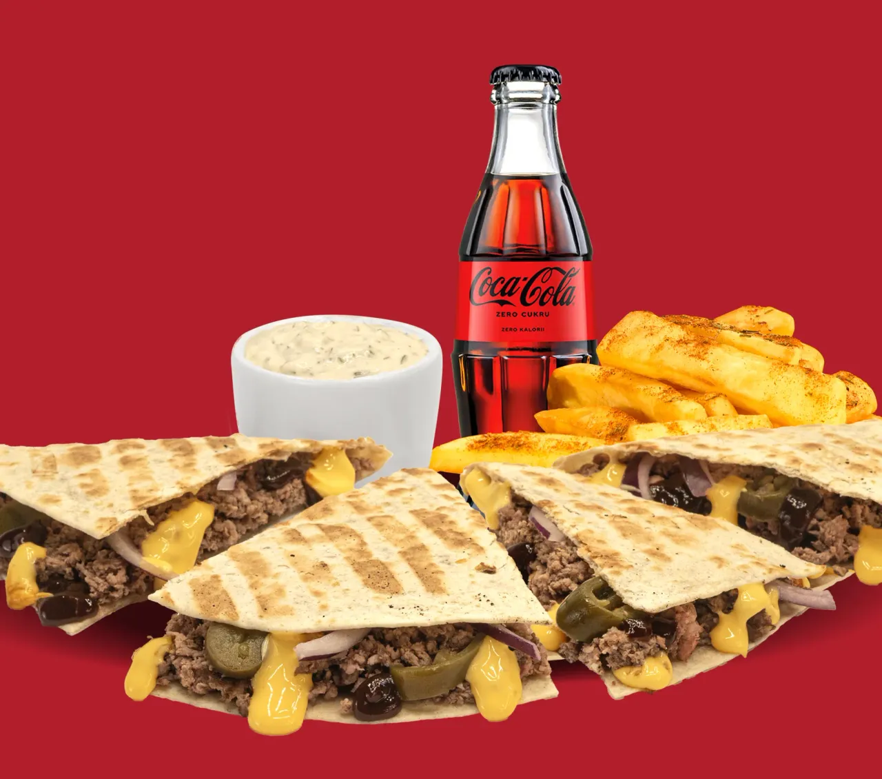 BOBBY'S QUESSA+FRYTKI+NAPÓJ