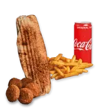 Rollo Wegetariańskie (małe), frytki, Coca Cola 0.33l