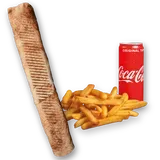 Rollo Kebab Amerykańskie (mega), frytki, Coca Cola 0.33l