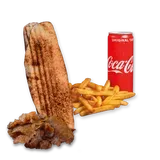 Rollo Kebab samo mięso (małe), frytki, Coca Cola 0.33l
