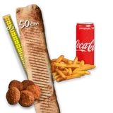 Rollo Wegetariańskie (mega), frytki, Coca Cola 0.33l