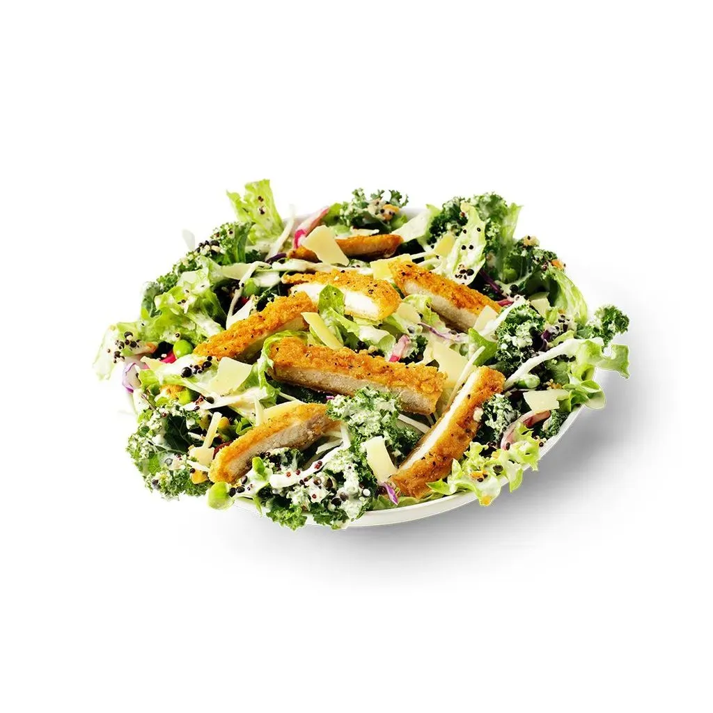 Green Kale Caesar Salad