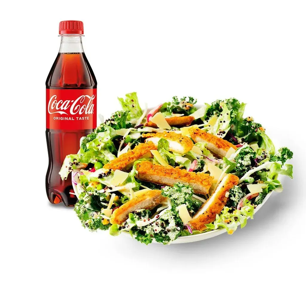 Green Kale Caesar Salad w zestawie
