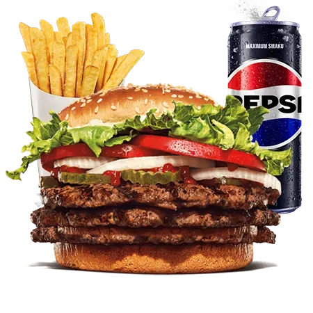 Triple Whopper Zestaw