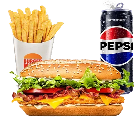 Bacon&Cheese Chicken Royal Zestaw