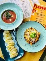Lunch dnia (zupa+ drugie danie +deser)