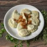 Pierogi ze szpinakiem i serem Cała Porcja
