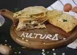 Czeburek z serem i pieczarkami