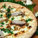 Pizza bianca z kaczką