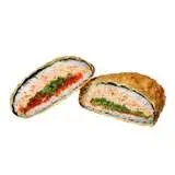 Sushi-Burger z surimi & chiyashi