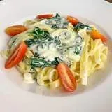 Tagliatelle ze szpinakiem