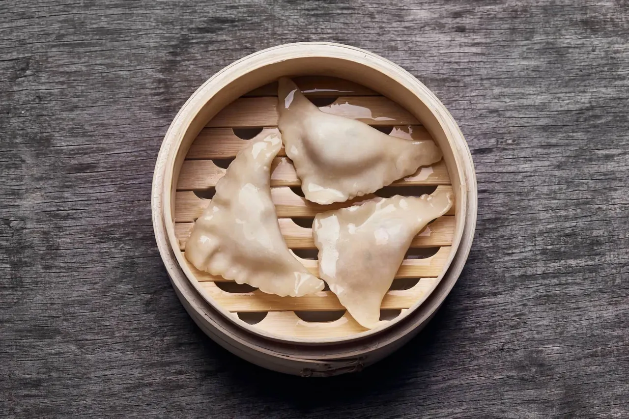 Pierożki z kapustą i podgrzybkiem