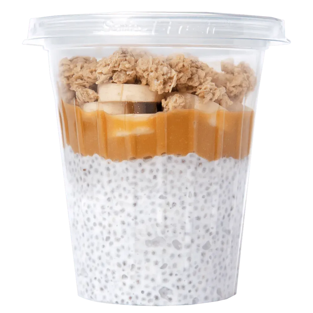 Chia Pudding Banan Orzech
