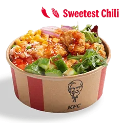 Sweetest Chilli Poke Bowl z bitesami i ryżem