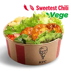 Sweetest Chilli Vege Poke Bowl z halloumi i sałatą
