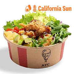 California Sun Poke Bowl z bitesami i sałatą
