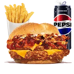 Double Steakhouse Chicken King Zestaw