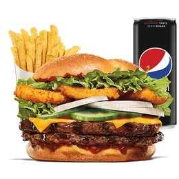 Double Summer Crunch Plant-Based Burger Zestaw