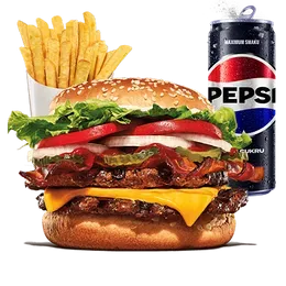 Double Bacon & Cheese Whopper Zestaw