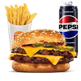 Double Cheeseburger Zestaw