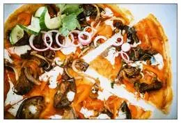 Pizza wegetariańska po gruzińsku