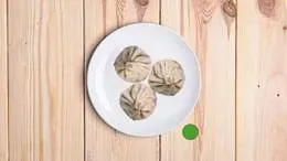 Chinkali - Pierogi nadziewane szpinakiem z przyprawam - 3szt