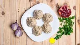 Chinkali - Pierogi nadziewane gruzińskim serem - 5szt
