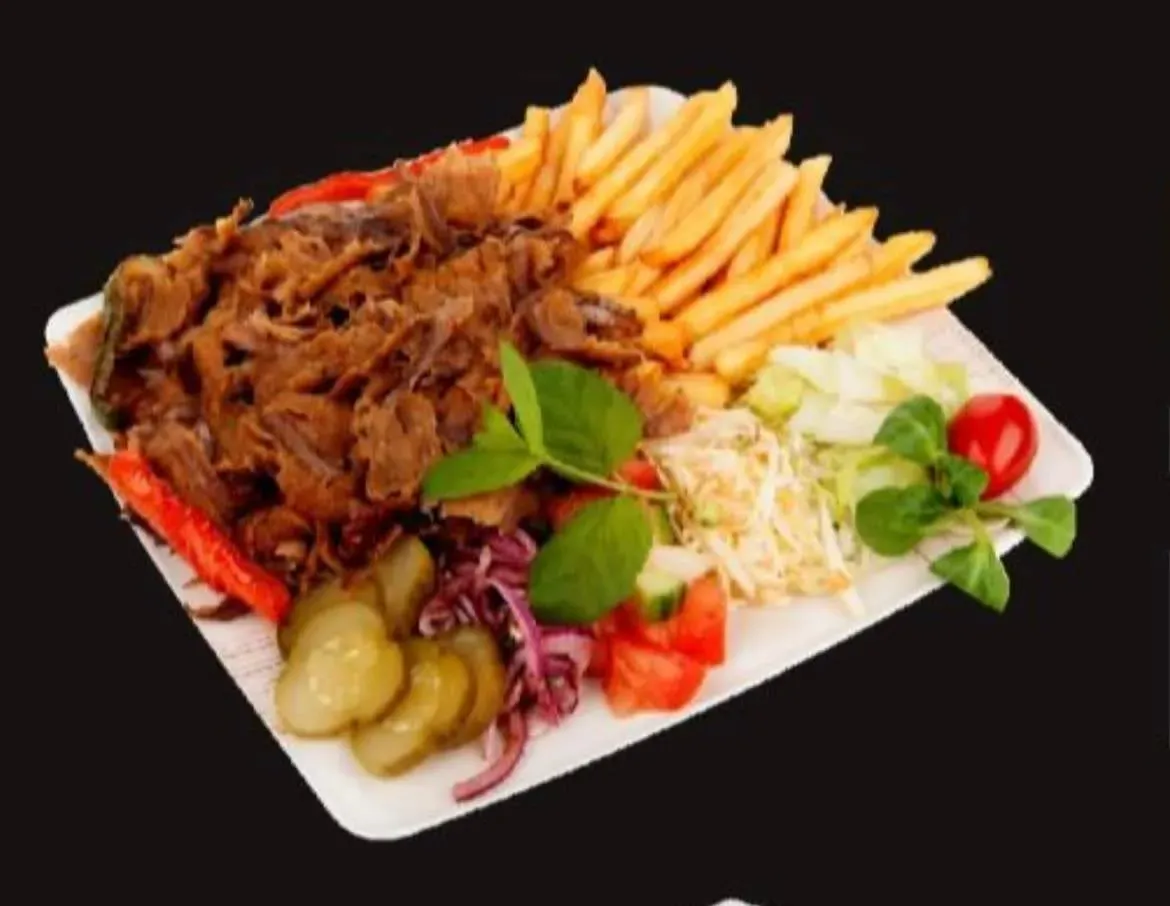 Kebab na talerzu