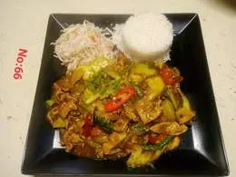 Wieprzowina w sosie curry