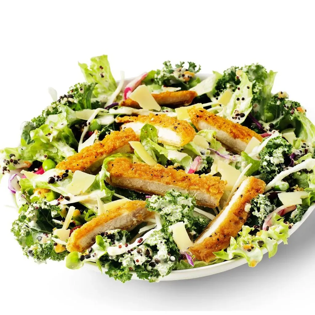 Crispy Chicken Caesar Salad