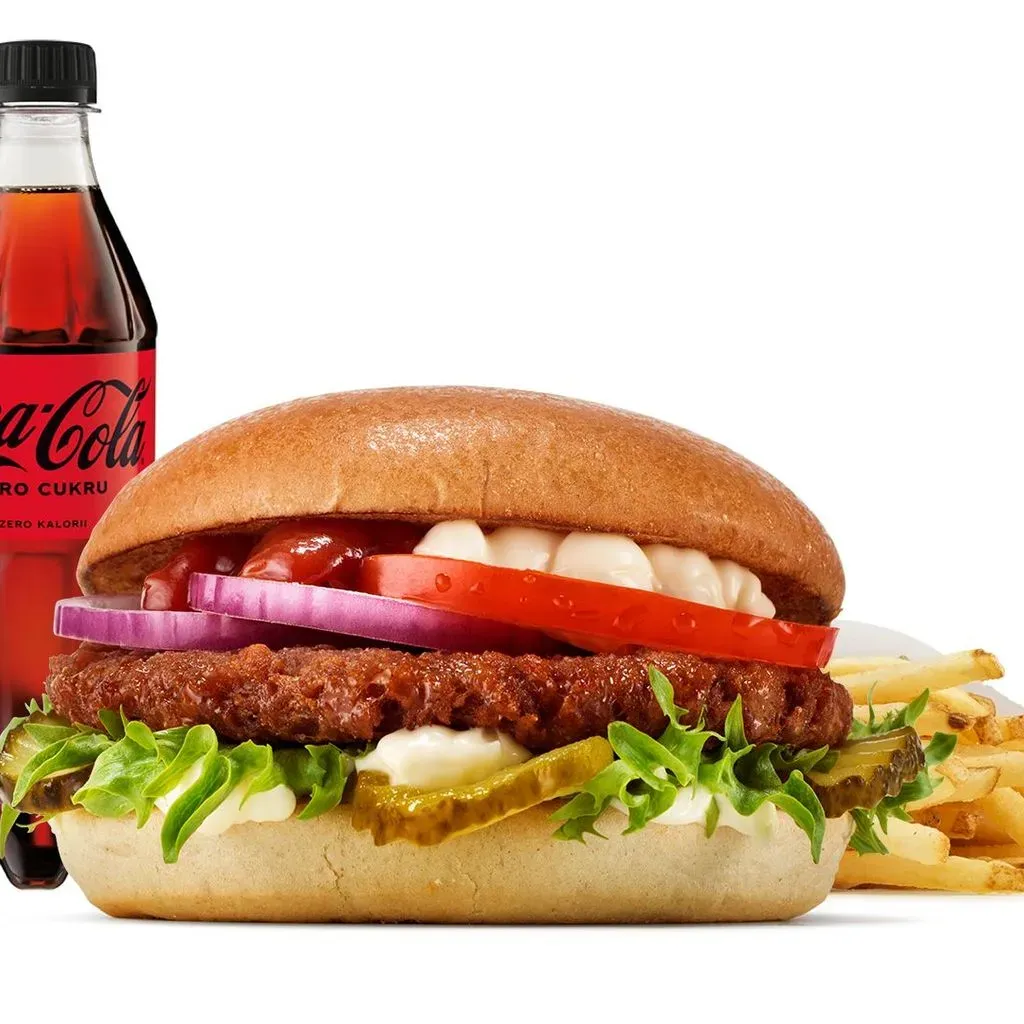 Plant Beef Burger w zestawie