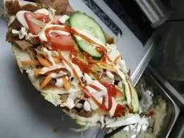 Kebab na grubym cieście duży