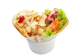 Kebab grubym cieście