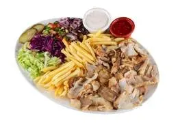 Kebab na talerzu