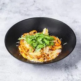 Tagliatelle z krewetkami