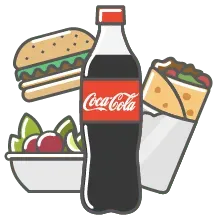 Spicy Roll wołowina + coca cola original 500 ml + baklawa (2 szt.)