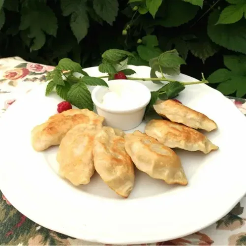 Pierogi ze szpinakiem i serem feta
